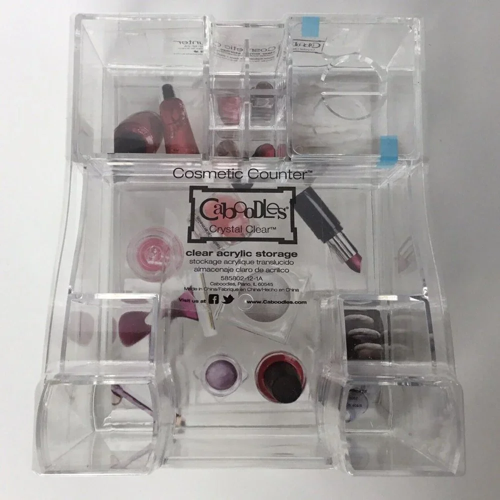 ✨🌟 Caboodles Cosmetic Makeup Organizer - Clear Acrylic Beauty Storage 🌟✨